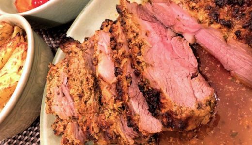 ラムもも肉のロースト7