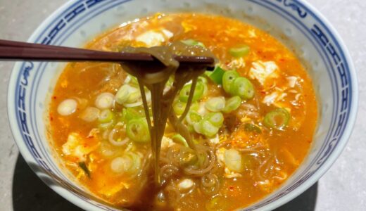 適当につくっても美味しい簡単な韓国風冷麺